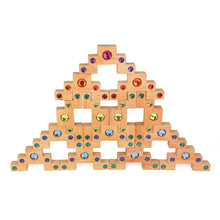Lade das Bild in den Galerie-Viewer, Bauspiel Farbtreppen, 40 Teile