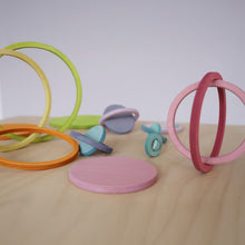 Lade das Bild in den Galerie-Viewer, Konzentrische Kreise und Ringe pastell