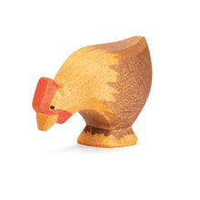 Lade das Bild in den Galerie-Viewer, Huhn, braun pickend