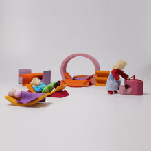 Lade das Bild in den Galerie-Viewer, Rosa-Orangenes Bauhaus