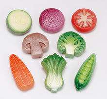 Lade das Bild in den Galerie-Viewer, Sensory Play Stones – Vegetables – Gemüse