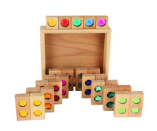 Lade das Bild in den Galerie-Viewer, Kleine Farbenstraße mit Facettenbausteinen