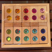Lade das Bild in den Galerie-Viewer, Kleine Farbenstraße mit Facettenbausteinen