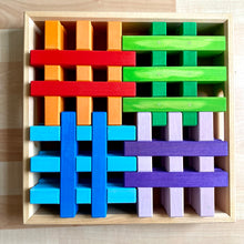 Lade das Bild in den Galerie-Viewer, Gitterklötze, bunt