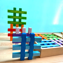 Lade das Bild in den Galerie-Viewer, Gitterklötze, bunt