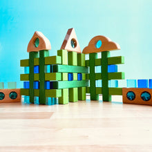 Lade das Bild in den Galerie-Viewer, Gitterklötze, bunt