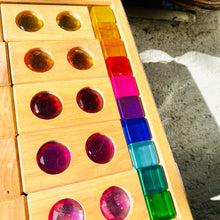 Lade das Bild in den Galerie-Viewer, Kleine Farbenstraße mit Facettenbausteinen & Acryl-Bauwürfeln