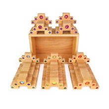 Lade das Bild in den Galerie-Viewer, Bauspiel Farbtreppen, 40 Teile
