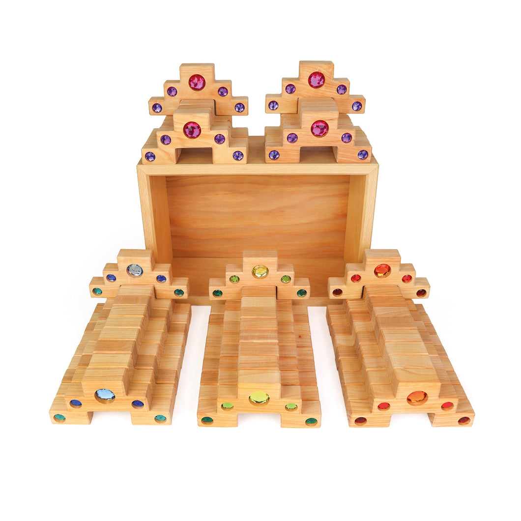 Bauspiel Farbtreppen, 40 Teile