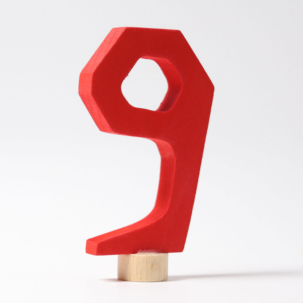 Zahlenstecker anthroposophische 9