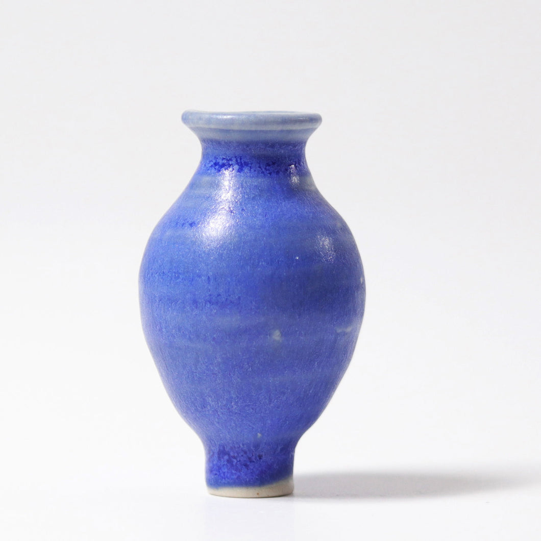 Steckfigur Vase blau