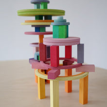 Lade das Bild in den Galerie-Viewer, Konzentrische Kreise und Ringe pastell
