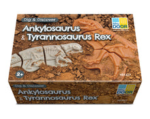 Lade das Bild in den Galerie-Viewer, Graben &amp; Entdecken – Ankylosaurus &amp; Tyrannosaurus Rex
