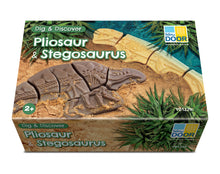 Lade das Bild in den Galerie-Viewer, Graben &amp; Entdecken – Pliosaur &amp; Stegosaurus
