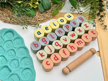 Lade das Bild in den Galerie-Viewer, Alphabet Stempelsteine – Kleinbuchstaben
