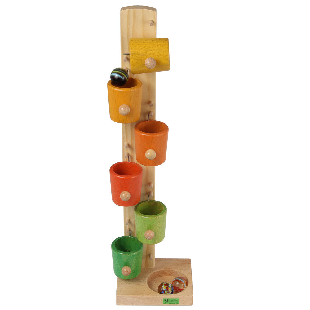 Kugelbahn Kullerbecher bunt