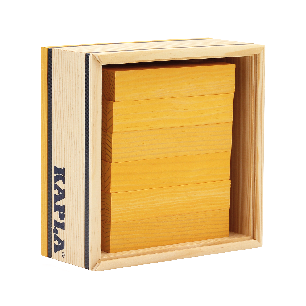 Kapla - 40er Quadrate - gelb