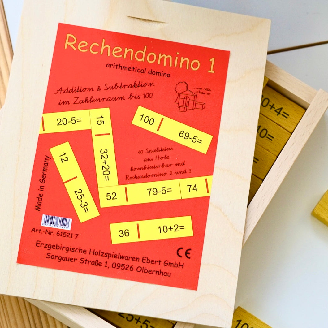 Rechendomino 1 - bis 100 (Addition & Subtraktion)
