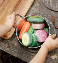 Lade das Bild in den Galerie-Viewer, Sensory Play Stones – Vegetables – Gemüse
