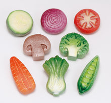 Lade das Bild in den Galerie-Viewer, Sensory Play Stones – Vegetables – Gemüse
